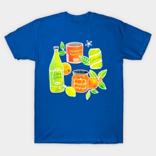 Sunny Citrus Pop Art T-Shirt